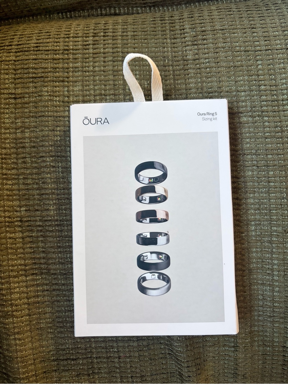 Oura Ring 5 ring sizers